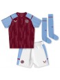 Aston Villa Moussa Diaby #19 Domácí dres pro děti 2023-24 Krátký Rukáv (+ trenýrky)